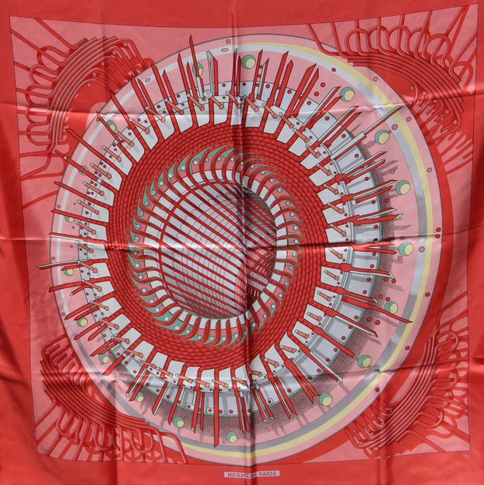 ☆SOLD☆ Hermès Alternateur Silk Scarf